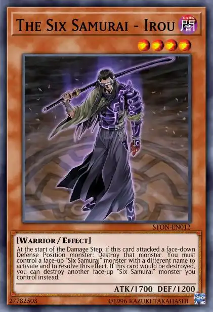 Edison Rulings for The Six Samurai - Irou